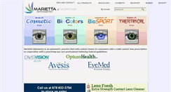 Desktop Screenshot of mariettaoptometry.com